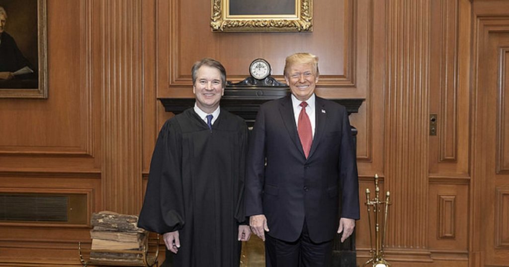 justice kavanaugh, donald trump