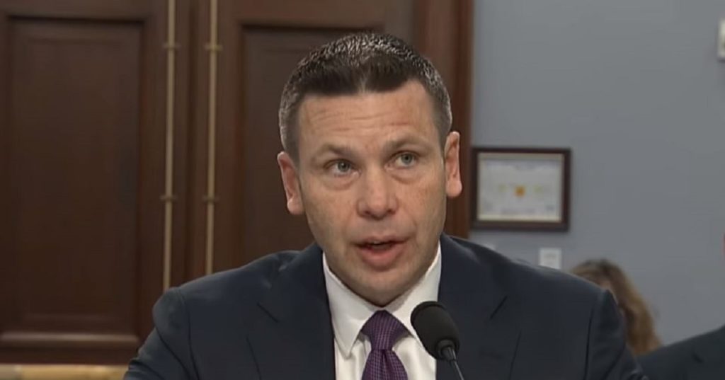 Acting Homeland Secretary Kevin McAleenan