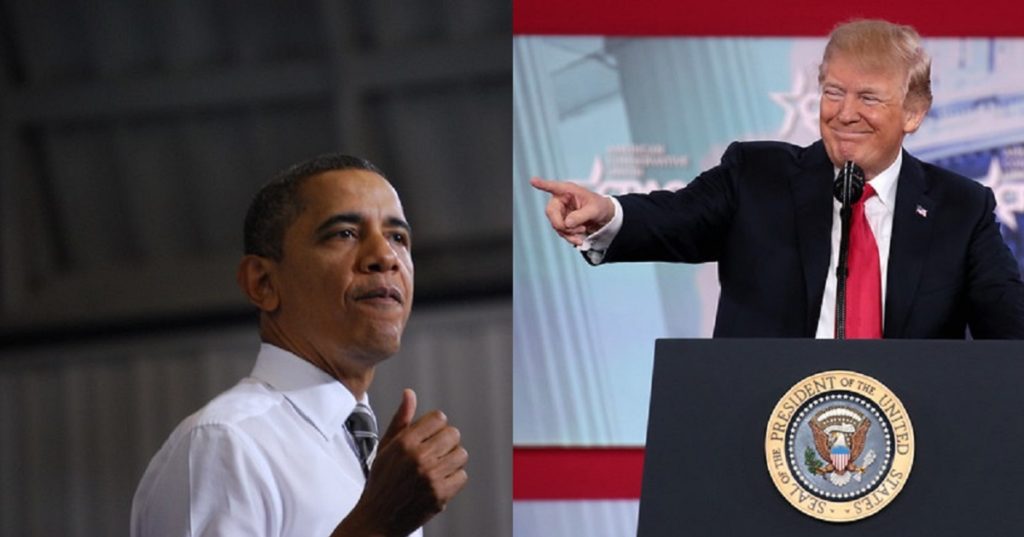 barack obama, donald trump