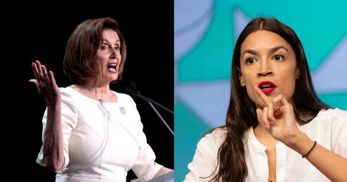 nancy pelosi, ocasio-cortez