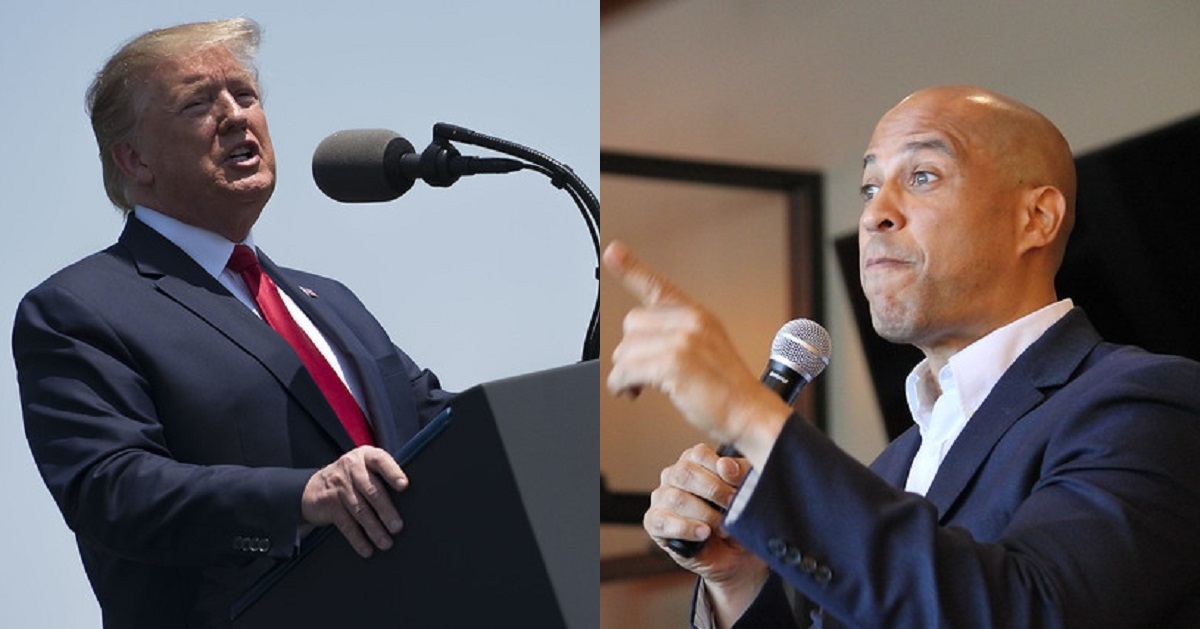 donald trump, cory booker