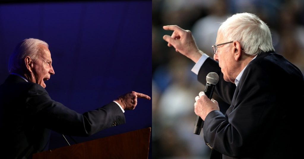 Joe Biden and Bernie Sanders Travel Ban