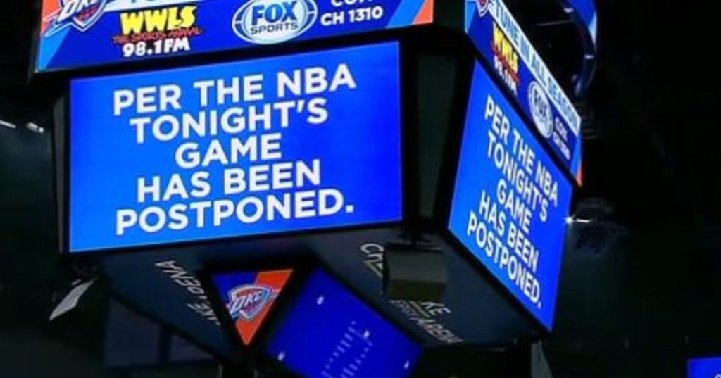 Major Sports Suspended
