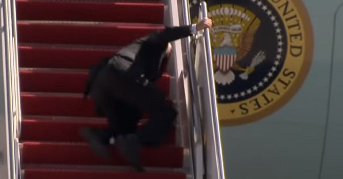 Joe Biden Falling